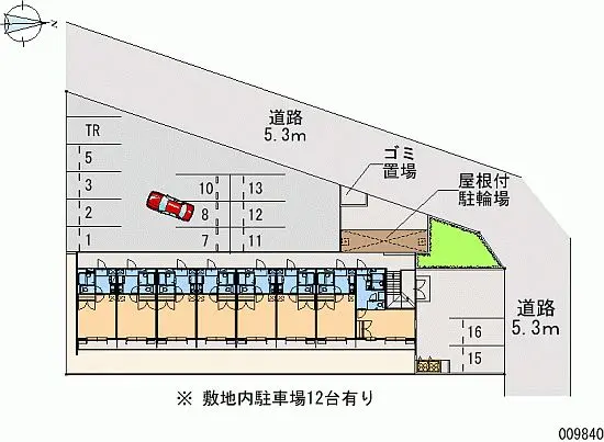 ★手数料０円★赤穂市磯浜町　月極駐車場（LP）